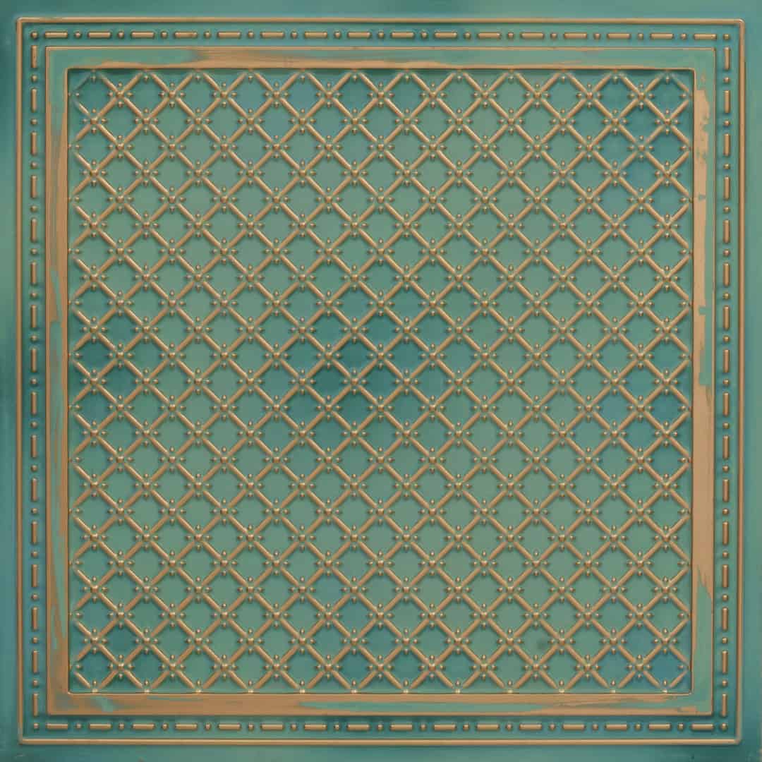 316-Jaali-Vintage Tin-Glue Up Only and Grid Both