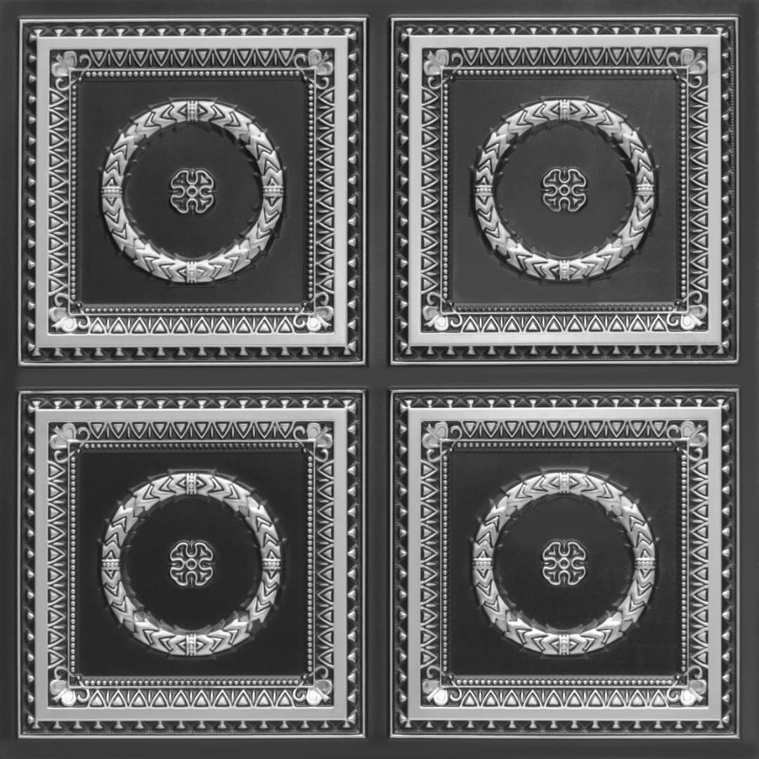 318-Laurel Rings-Antique Silver-Glue Up Only