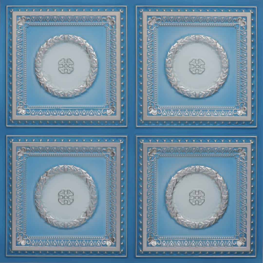 318-Laurel Rings-Blue Dove-Glue Up Only