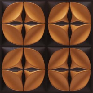 323-Aura Bloom-Antique Copper-Glue Up Only