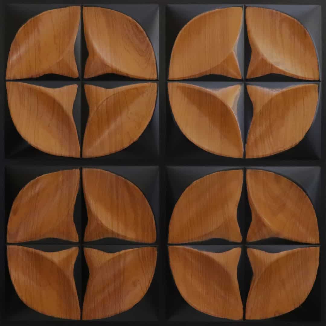 323-Aura Bloom-Antique Teakwood-Glue Up Only