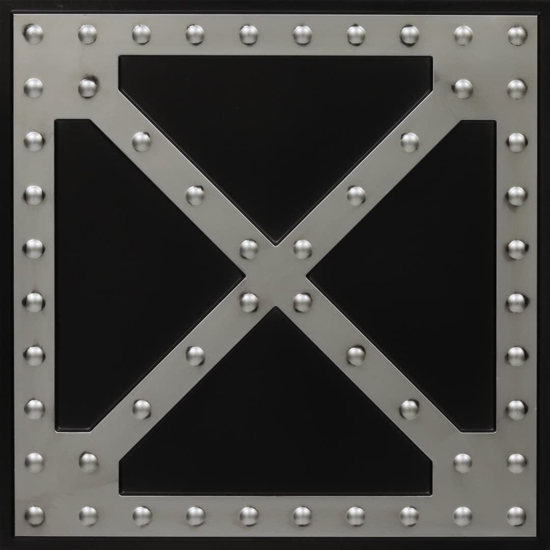 331-IronClad-Antique Silver-Glue Up Only and Grid Both