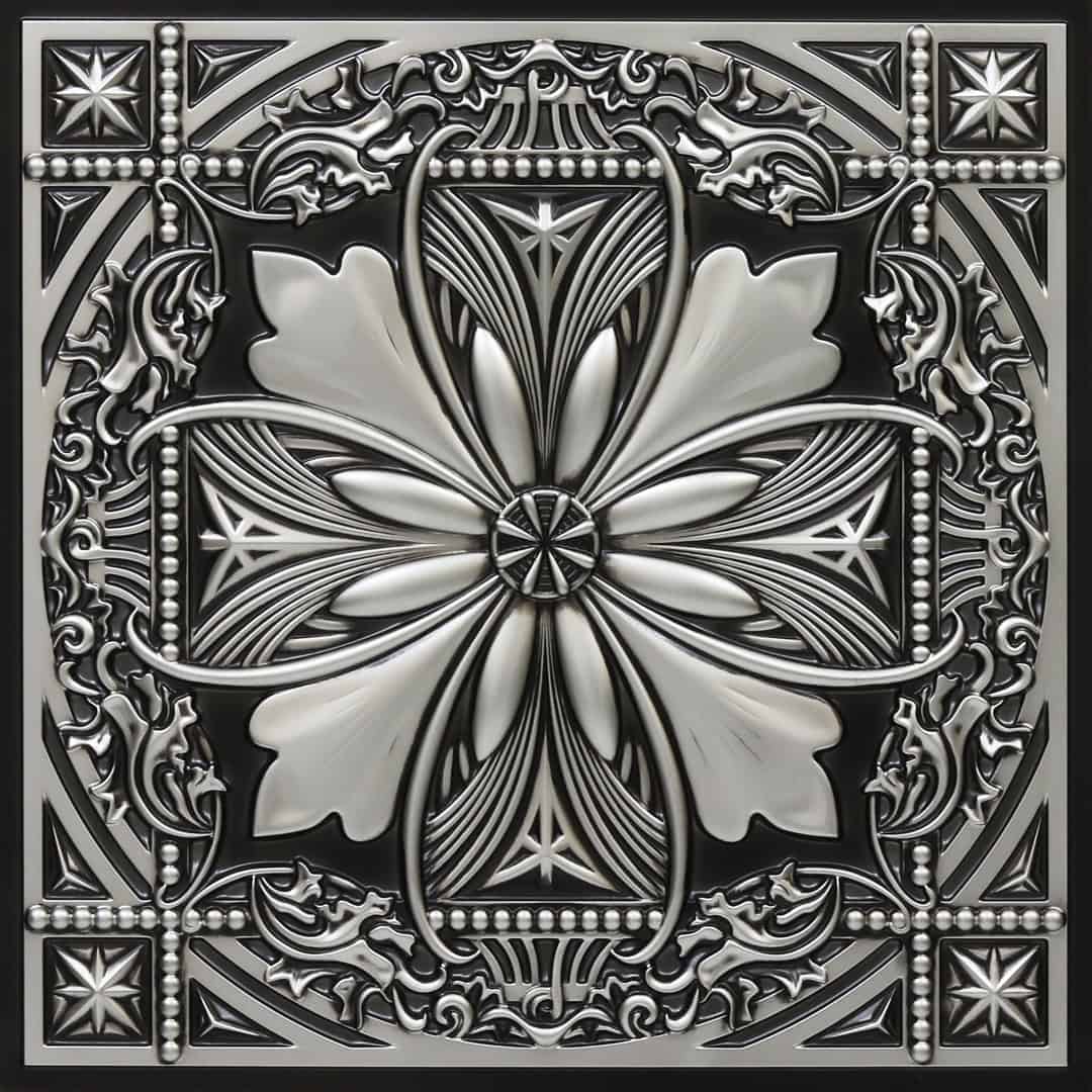 337-Vistara-Antique Silver-Glue Up Only and Grid Both