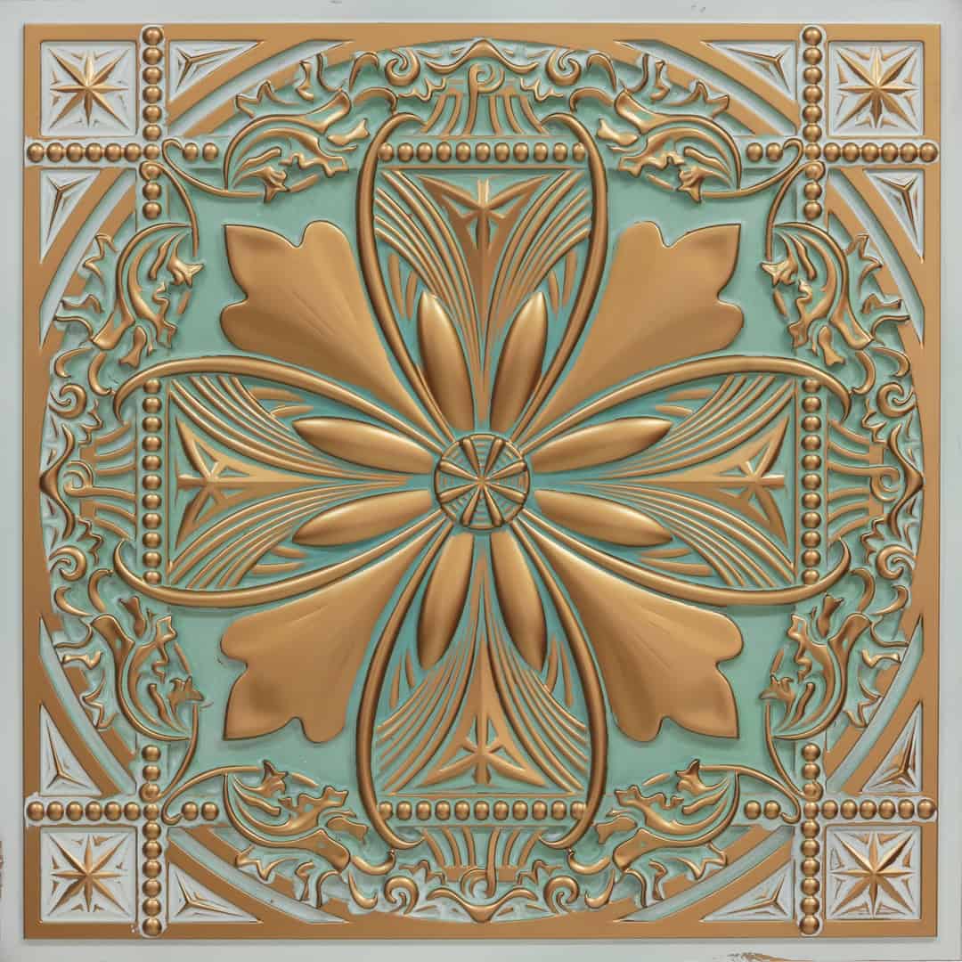 337-Vistara-Arabian Green-Glue Up Only and Grid Both