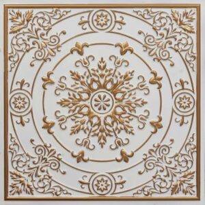 338-Snowflake-Antique White-Glue Up Only and Grid Both