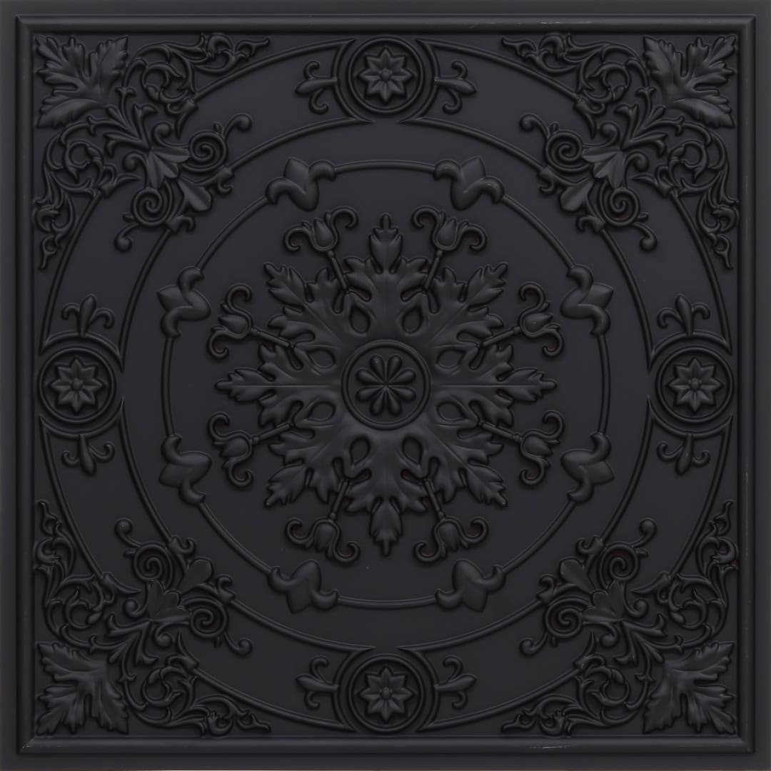 338-Snowflake-Black-Glue Up Only and Grid Both