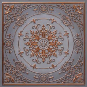338-Snowflake-Dusty Copper-Glue Up Only and Grid Both