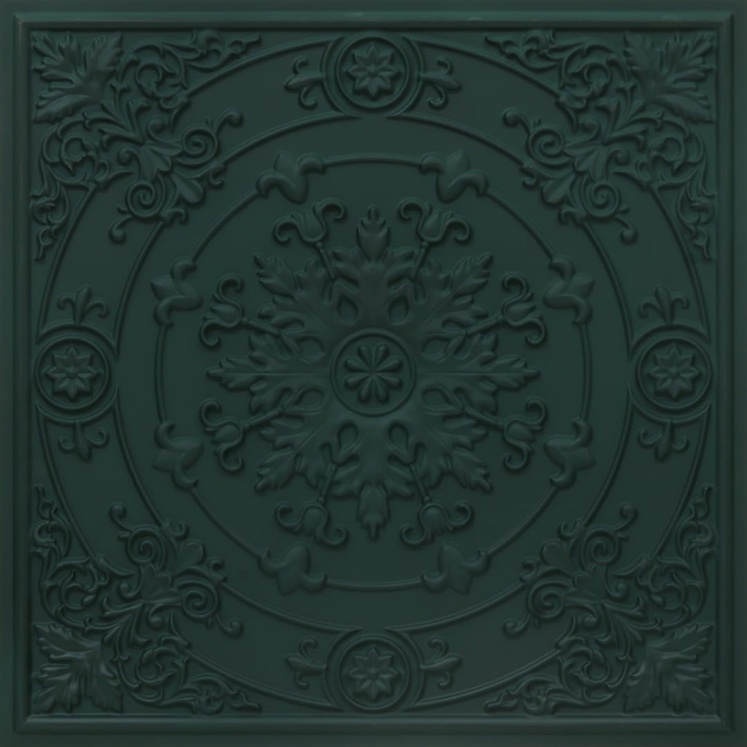 338-Snowflake-Rl Green-Glue Up Only and Grid Both