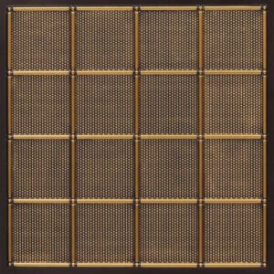 339-Bumpy-Antique Gold-Glue Up Only and Grid Both