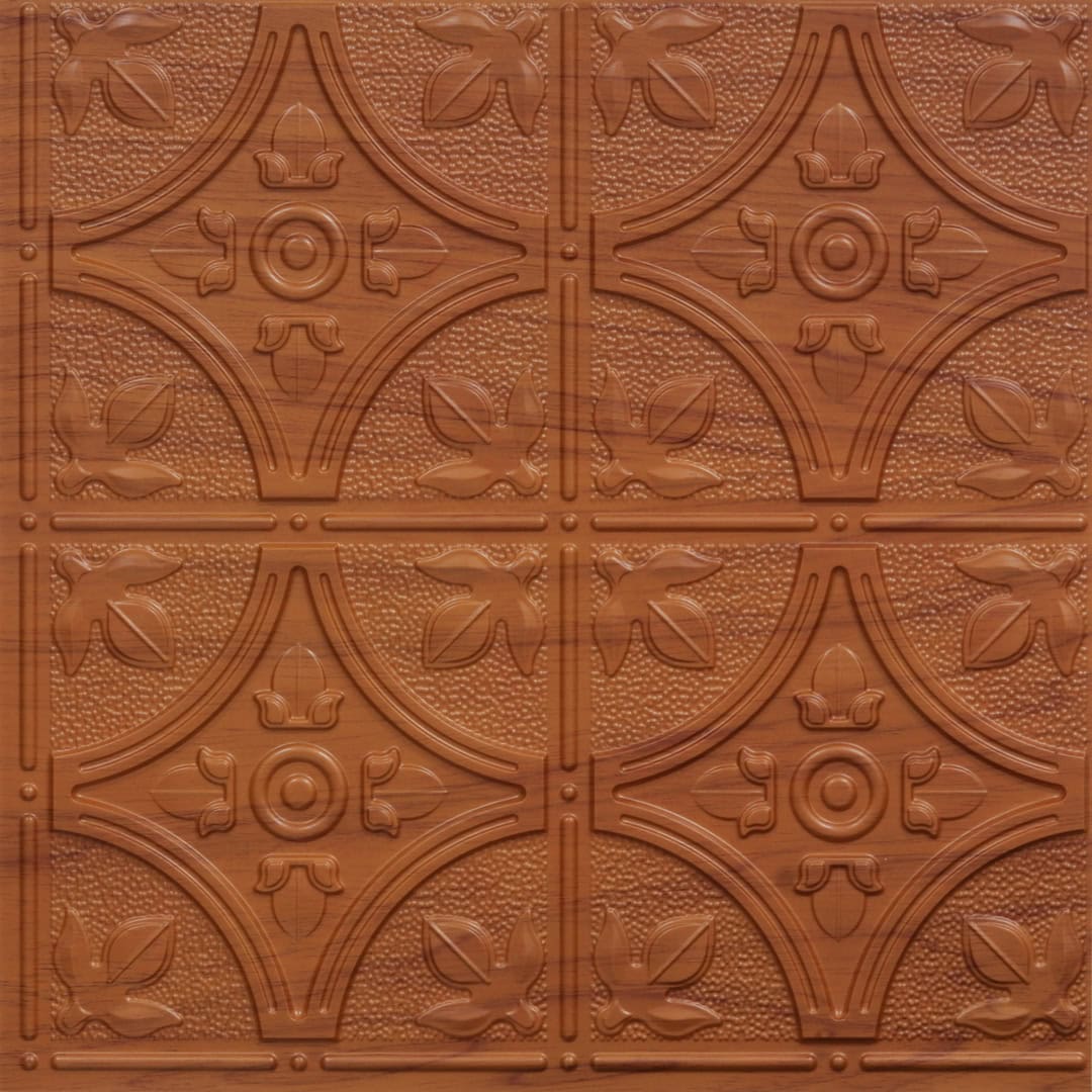 340-Lotus Crest-Cherry Wood-Glue Up Only