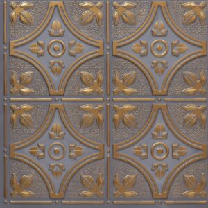 340-Lotus Crest-Royal Grey-Glue Up Only