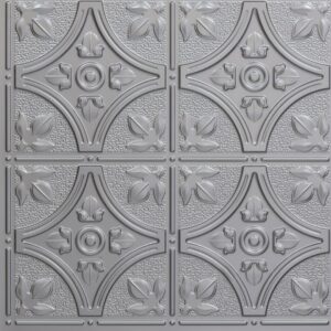 340-Lotus Crest-Silver-Glue Up Only