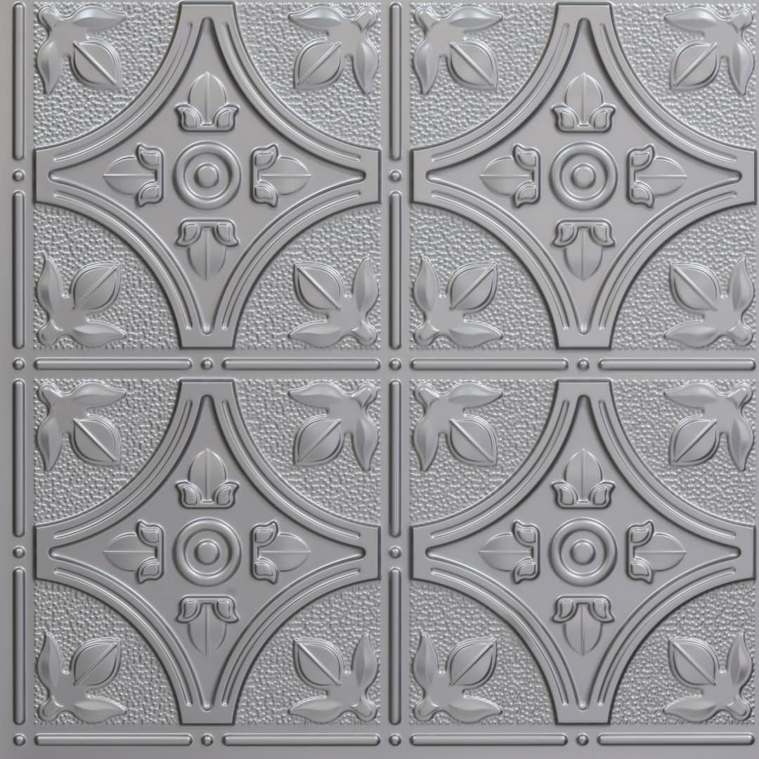 340-Lotus Crest-Silver-Glue Up Only