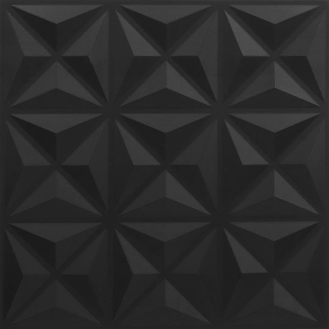 342-Geo Matrix-Black-Glue Up Only