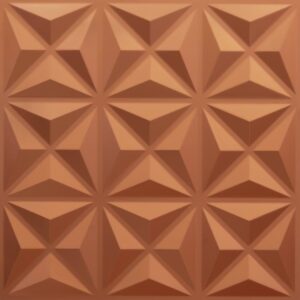 342-Geo Matrix-Copper-Glue Up Only