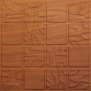 343-Forest Grid-Cherry Wood-Glue Up Only