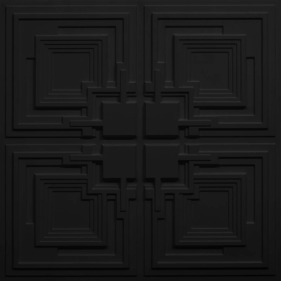 346-Gridlock-Black-Glue Up Only