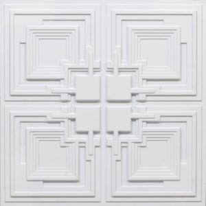 346-Gridlock-White Matt-Glue Up Only