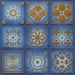 347-Arabesque-Golden Swan-Glue Up Only