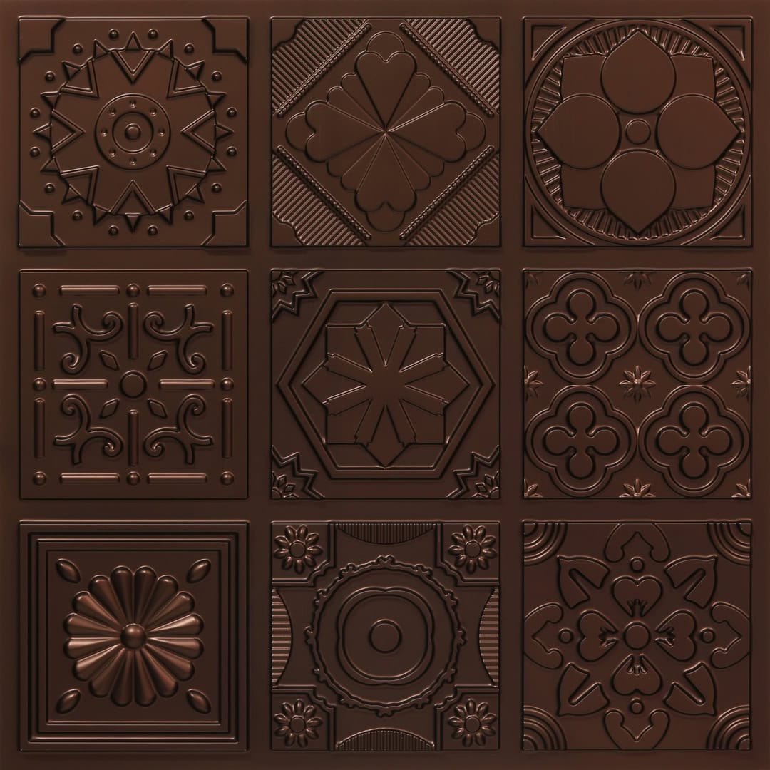 347-Arabesque-Mocha-Glue Up Only