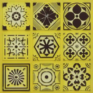 347-Arabesque-Sunny Brown-Glue Up Only