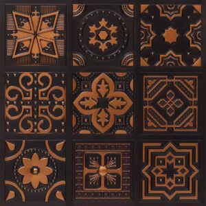 348-Arabesque-Antique Copper-Glue Up Only