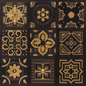 348-Arabesque-Antique Gold-Glue Up Only