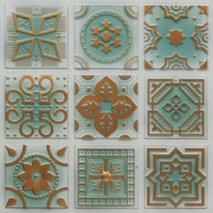 348-Arabesque-Arabian Green-Glue Up Only