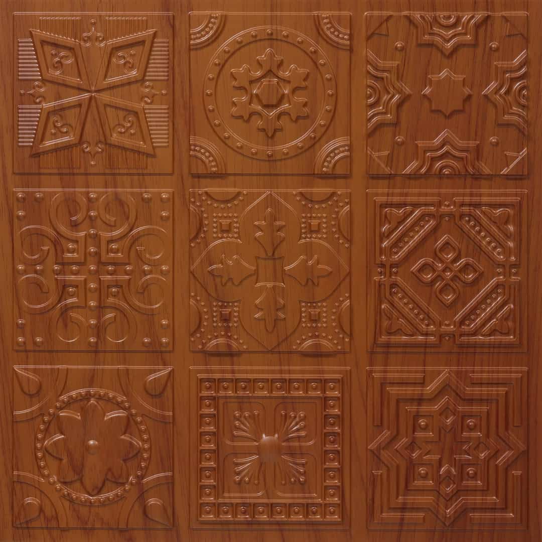 348-Arabesque-Cherry Wood-Glue Up Only