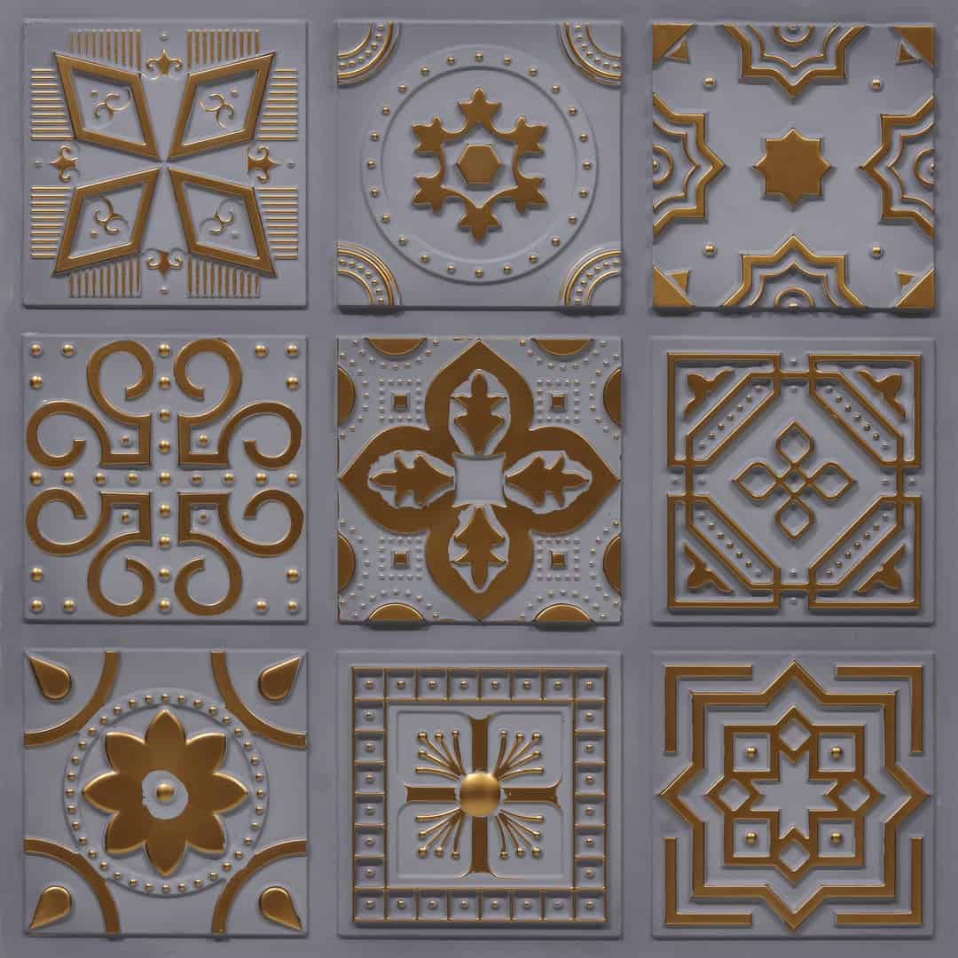 348-Arabesque-Royal Grey-Glue Up Only