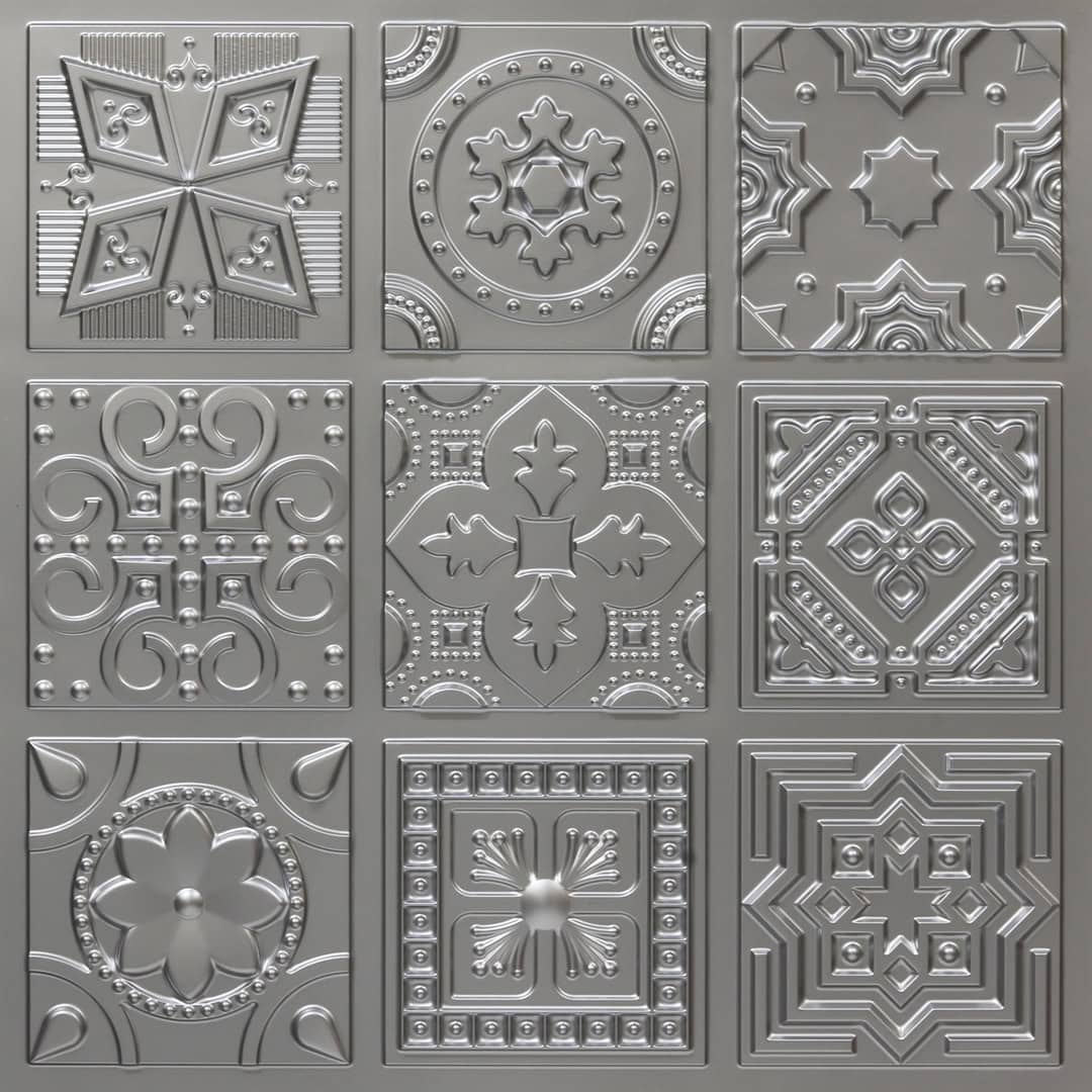 348-Arabesque-Silver-Glue Up Only