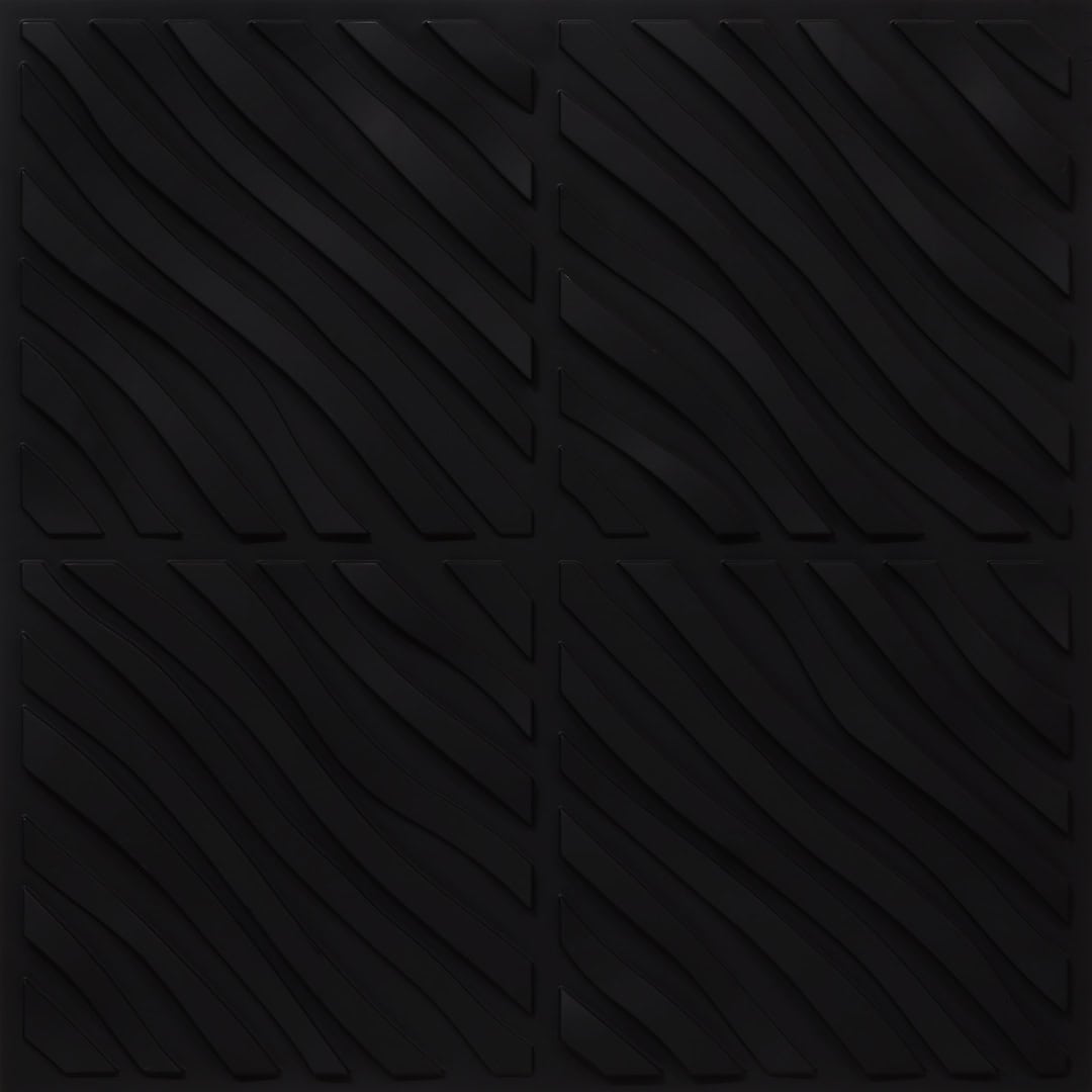 350-Jungle Wave-Black-Glue Up Only