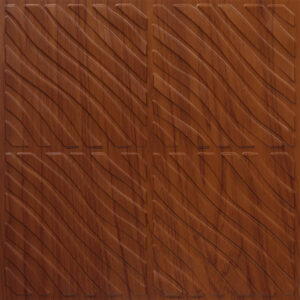 350-Jungle Wave-Cherry Wood-Glue Up Only