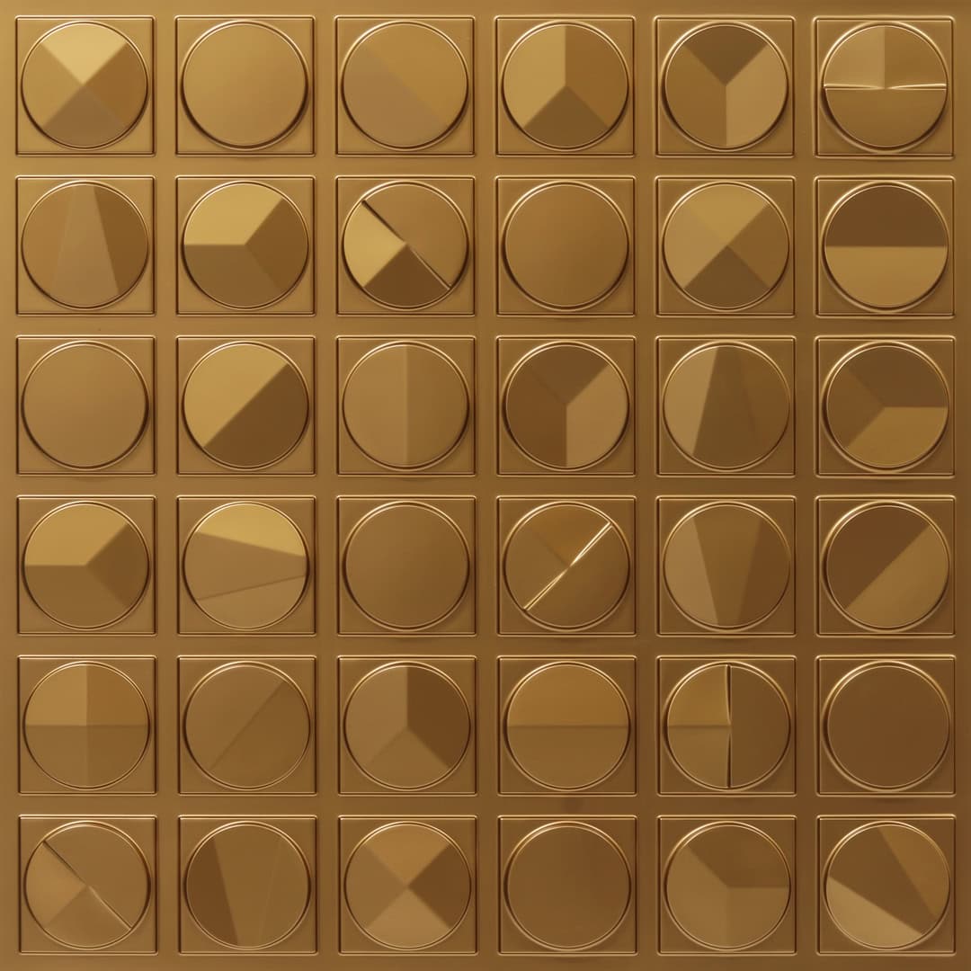 354-Circle Craft-Gold-Glue Up Only