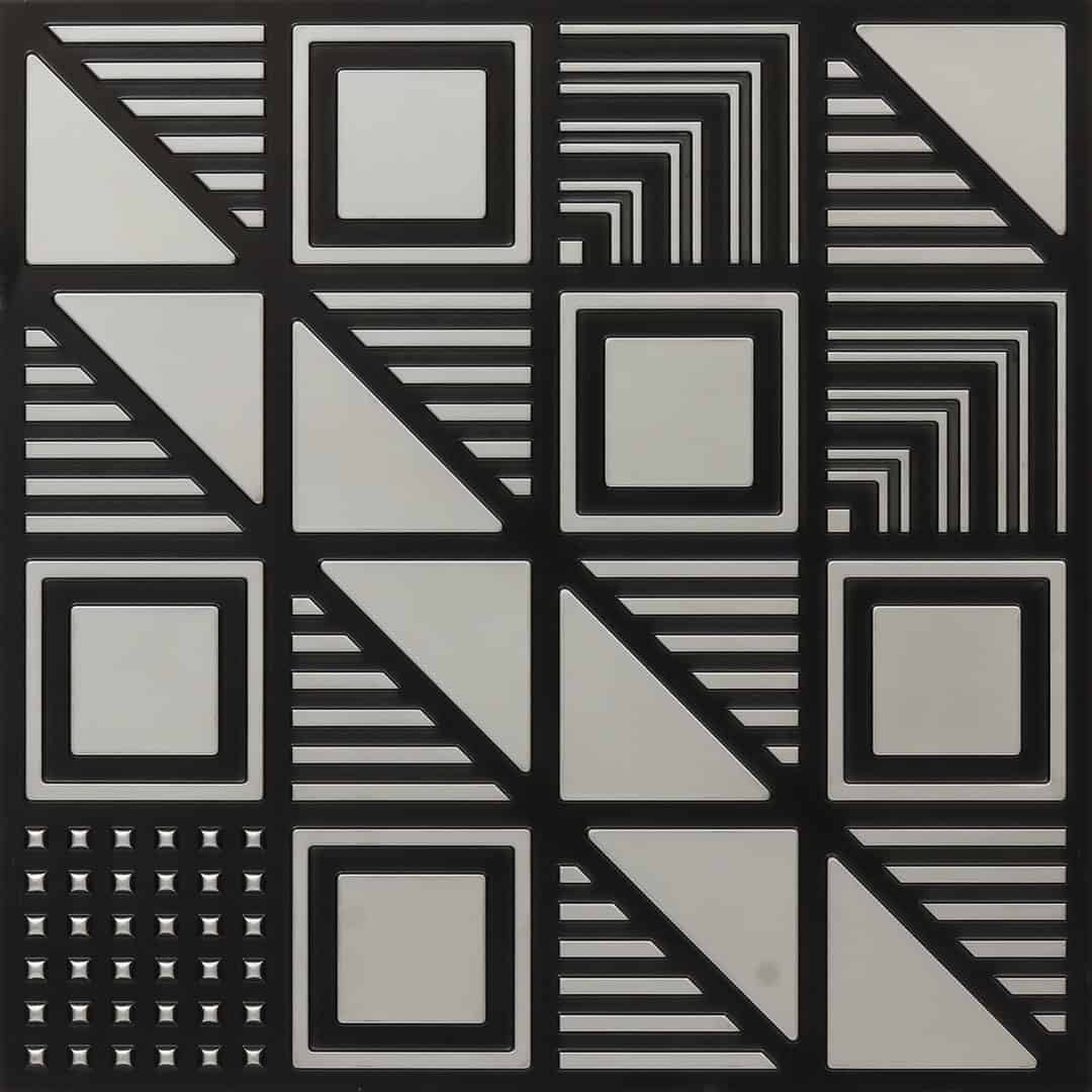 355-TriSquare-Antique Silver-Glue Up Only