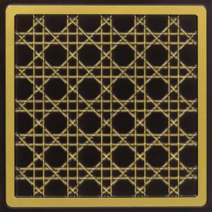 361-Interlace-Antique Brass-Glue Up Only and Grid Both