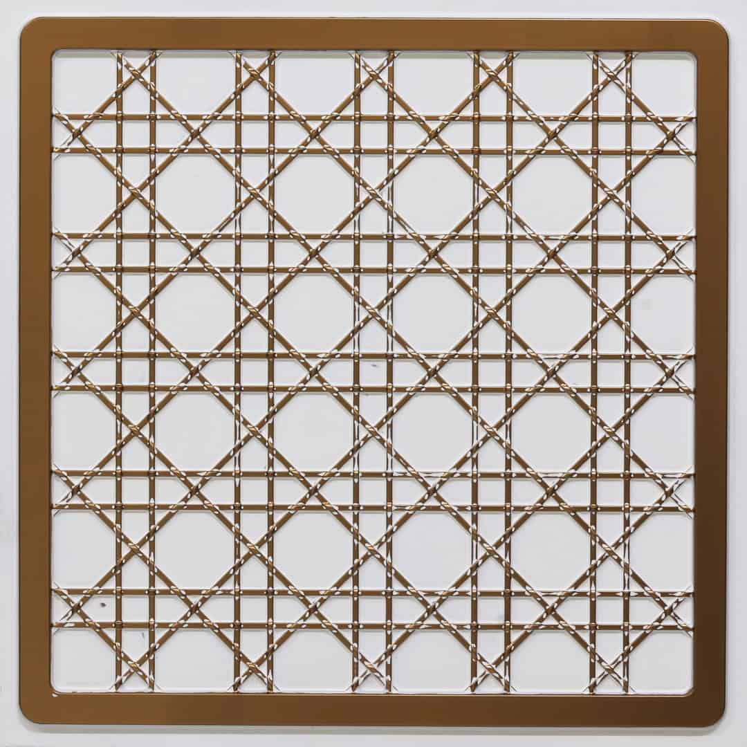 361-Interlace-Antique White-Glue Up Only and Grid Both