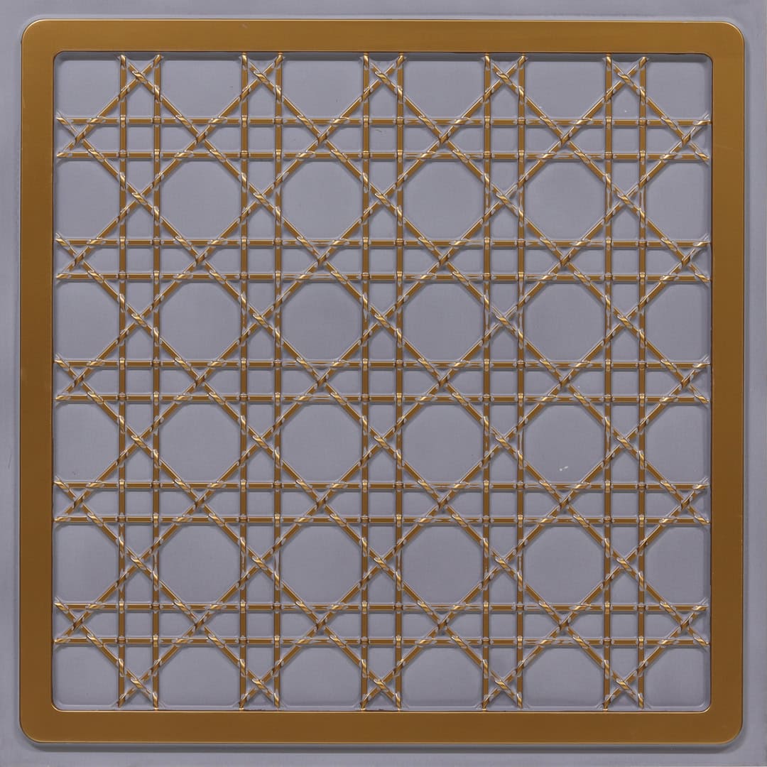 361-Interlace-Royal Grey-Glue Up Only and Grid Both