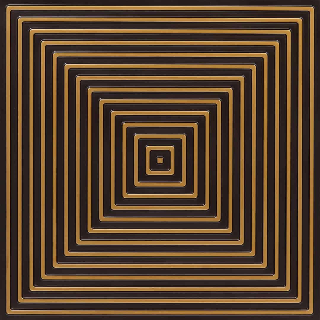 363-Infinity Box-Antique Gold-Glue Up Only