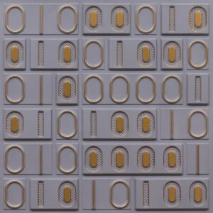 368-Binary Grid-Royal Grey-Glue Up Only