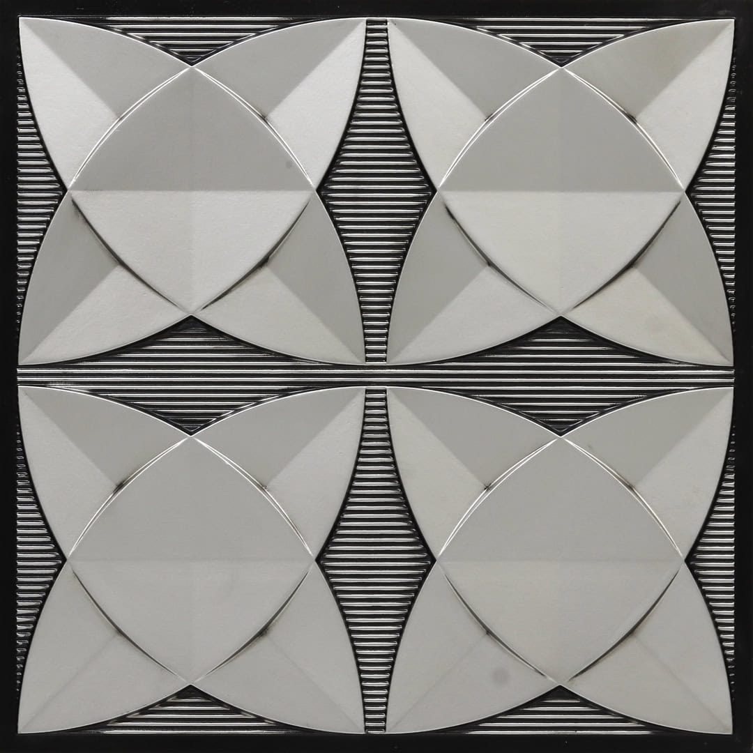 369-Floric-Antique Silver-Glue Up Only and Grid Both