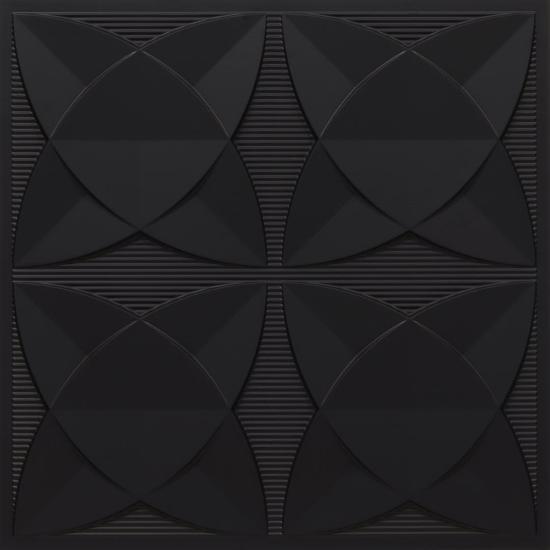 369-Floric-Black-Glue Up Only and Grid Both