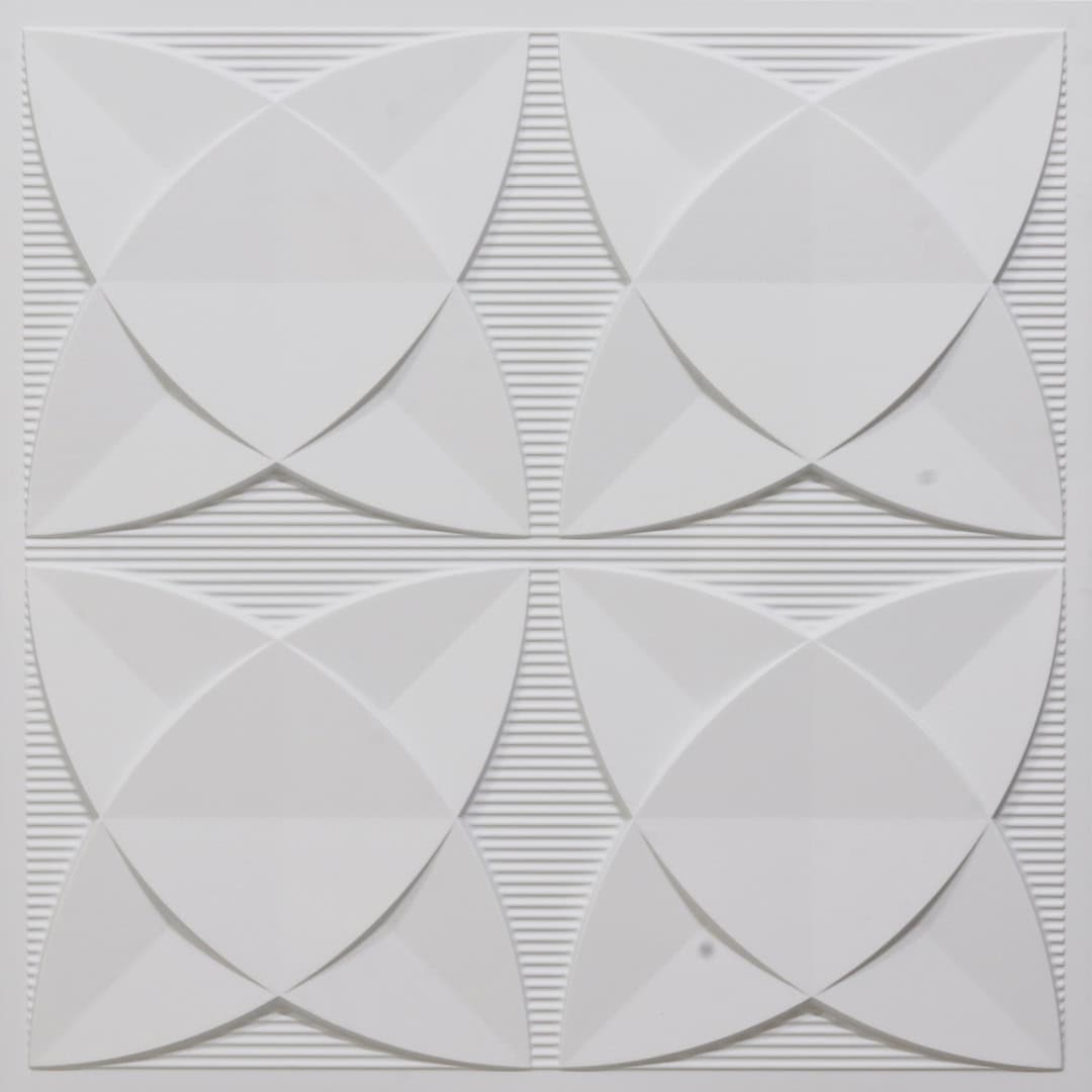 369-Floric-White Matt-Glue Up Only and Grid Both