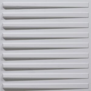 370-Stripes-White Matt-Glue Up Only and Grid Both