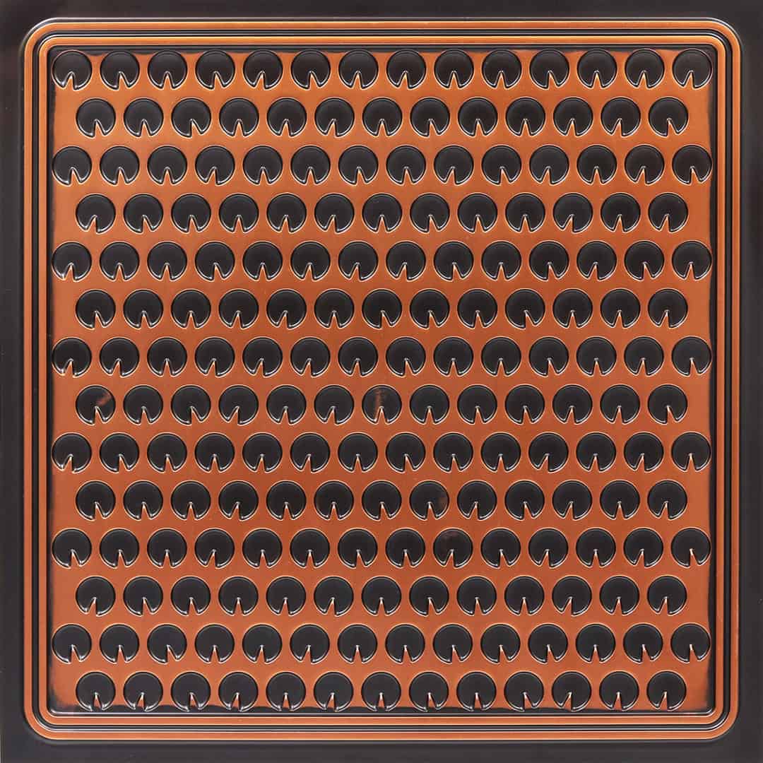 371-Spora-Antique Copper-Glue Up Only and Grid Both