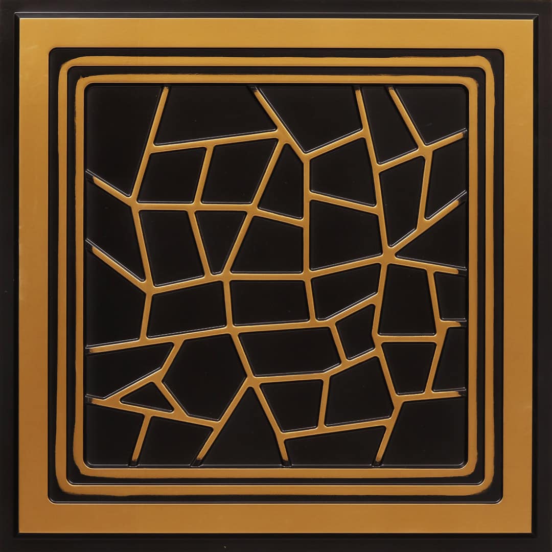 374-Crackle-Antique Gold-Glue Up Only and Grid Both