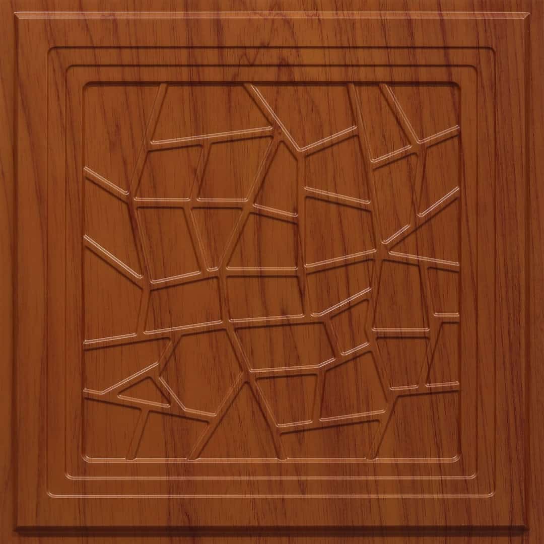 374-Crackle-Cherry Wood-Glue Up Only and Grid Both