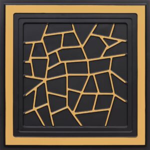 374-Crackle-Gold Mine-Glue Up Only and Grid Both