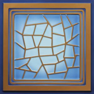 374-Crackle-Golden Swan-Glue Up Only and Grid Both