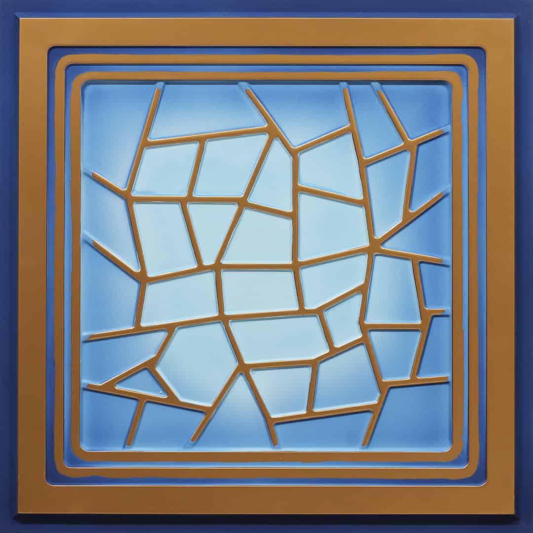 374-Crackle-Golden Swan-Glue Up Only and Grid Both